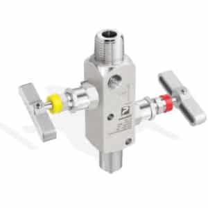 Manifold de 2 vias rosca macho x macho spacer save