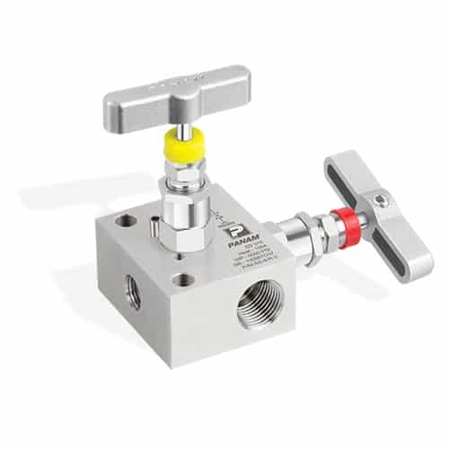 Manifold 2 vias rosca x rosca standard