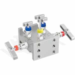Manifold de 5 vias flange x flange standard